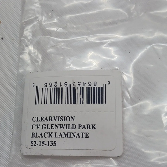 NWT RX-ABLE CLEARVISION GLENWILD PARK EYEGLASS FRAMES BLACK LAMINATE - Picture 6 of 6